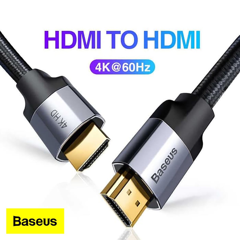 Kabel HDMI to HDMI 4K Full HD Baseus Cable Projector TV Home Theather