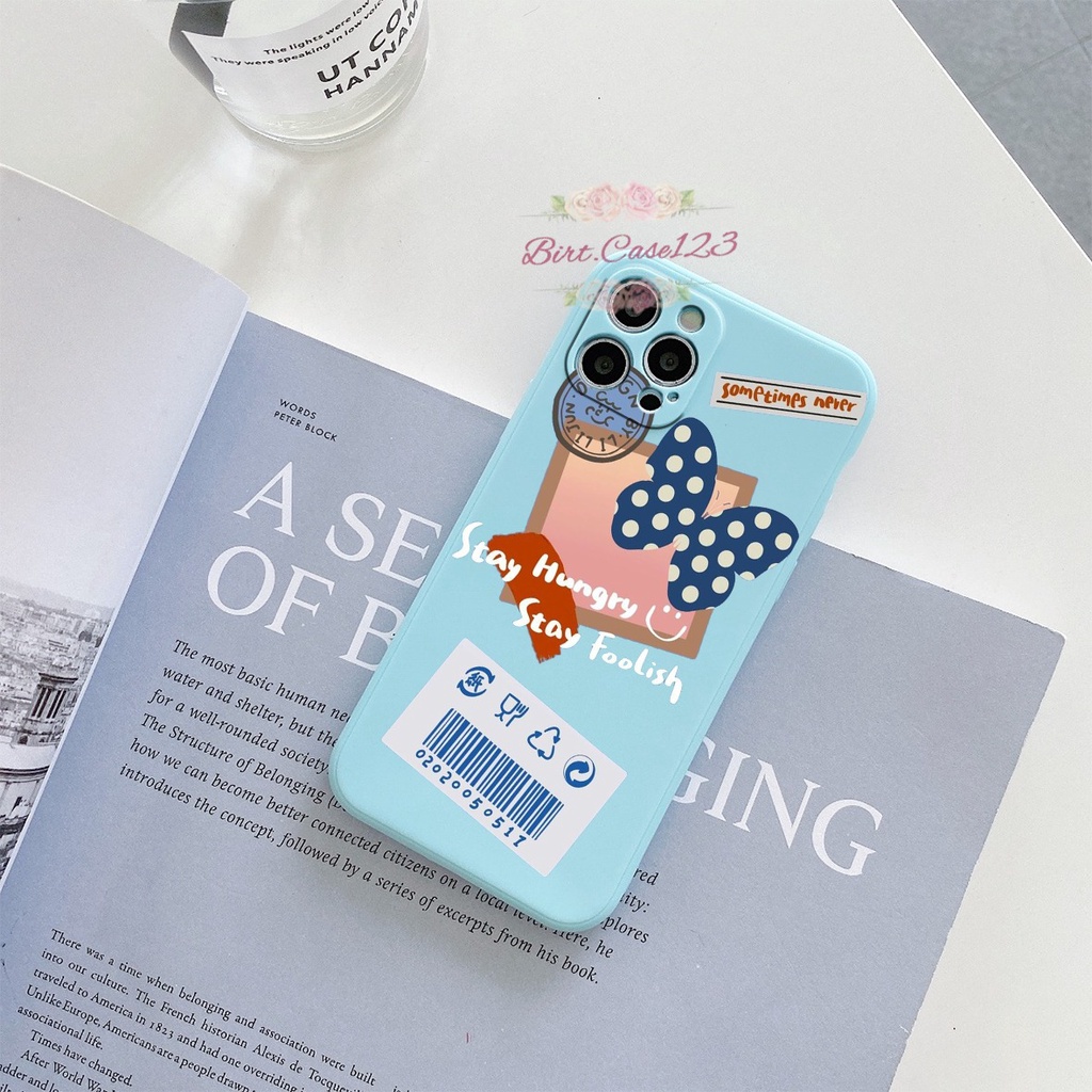 CASE CASING SOFTCASE SILIKON MACARON PELINDUNG KAMERA BUTTERFLY CUTE OPPO VIVO SAMSUNG XIAOMI REALME IPHONE ALL TYPE BC6103