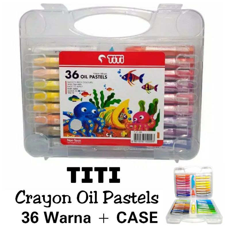 

TITI Crayon Krayon Oil Pastels 36 Warna