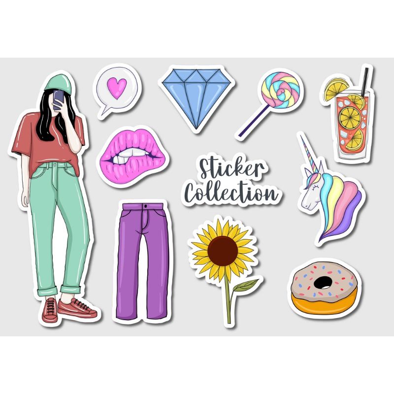 

STIKER AESTHETIC GIRLS / STIKER DIARY / STIKER HP