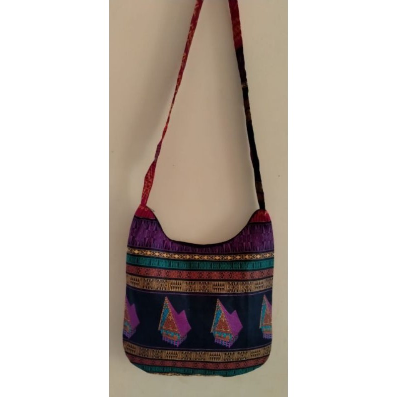 tas Sandang motif Ethnik Batak bahan kain katun printing