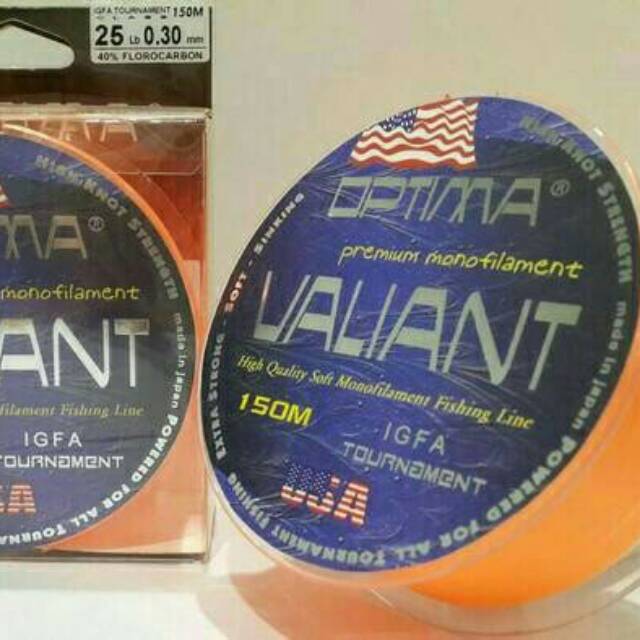 Senar Pancing Optima Valiant Orange
