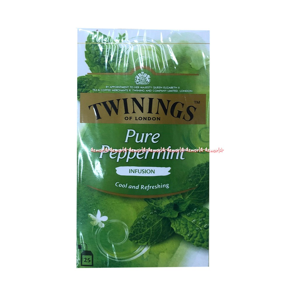 Twinings Pure Peppermint Infusion25bag Cool And Refreshing Teh Herbal Twining Import Teh Rasa Miny Twinning