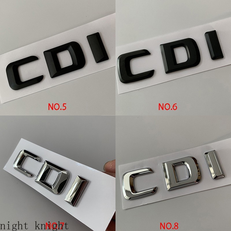 Stiker Emblem Tulisan Cgi Cdi Bahan Plastik Abs Untuk Mobil Mercedes Benz W211 Sls W203 W204 W210 Glk W124 W168