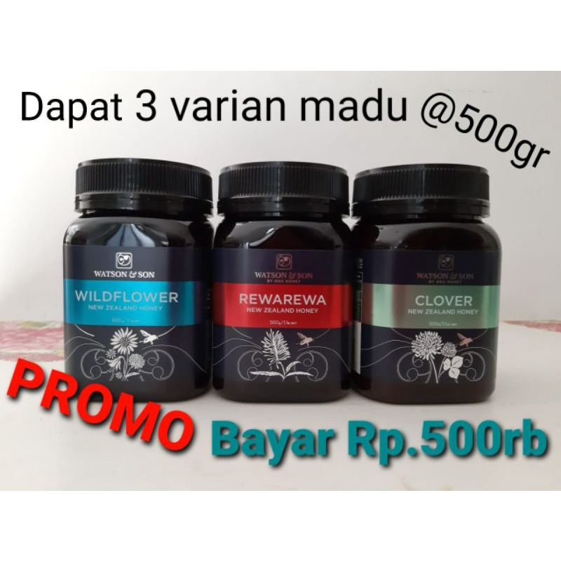 

Madu New Zealand. Paket Promo