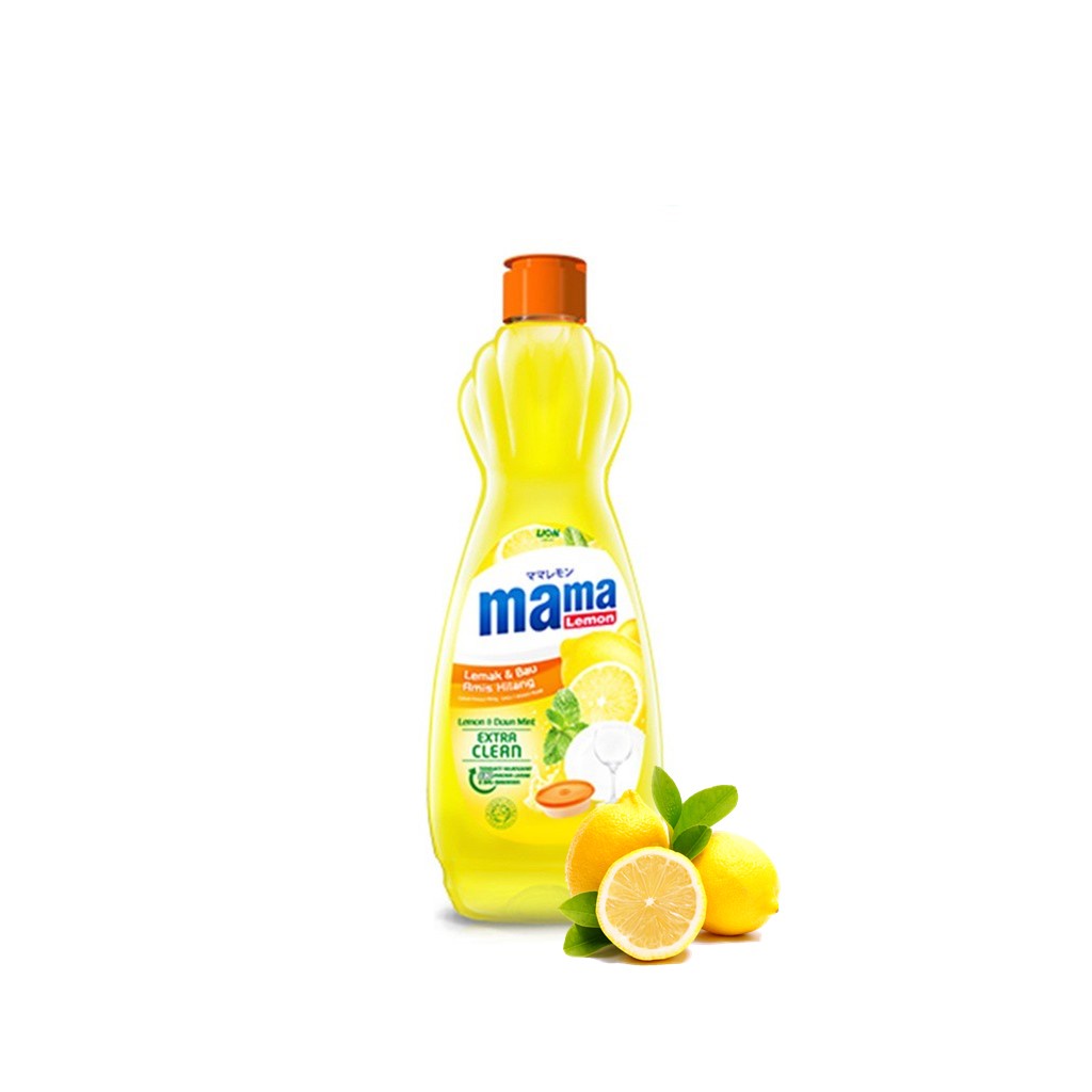 Mama Lemon Sabun Cuci Piring Daun Mint Botol 750 ml