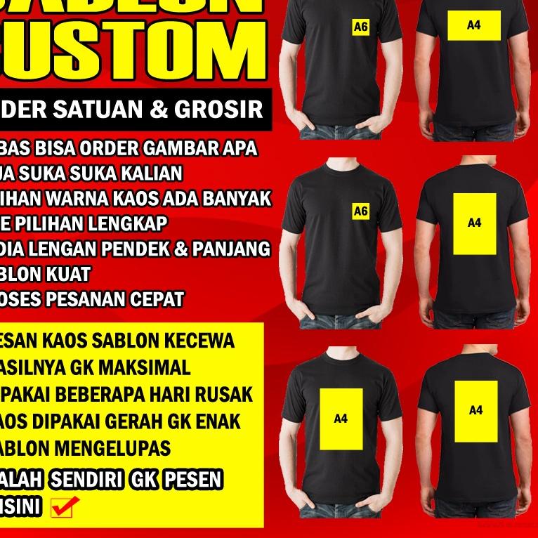 Hot Sell.. KAOS BAJU TSHIRT T SHIRT DISTRO JASA SABLON CUSTOM CUSTOME COSTUM COSTUME KUSTOM PRIA COW