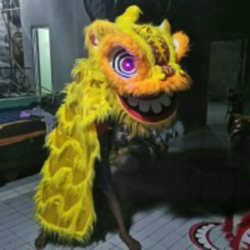 Barongsai Putih dewasa (60x50x45 cm)