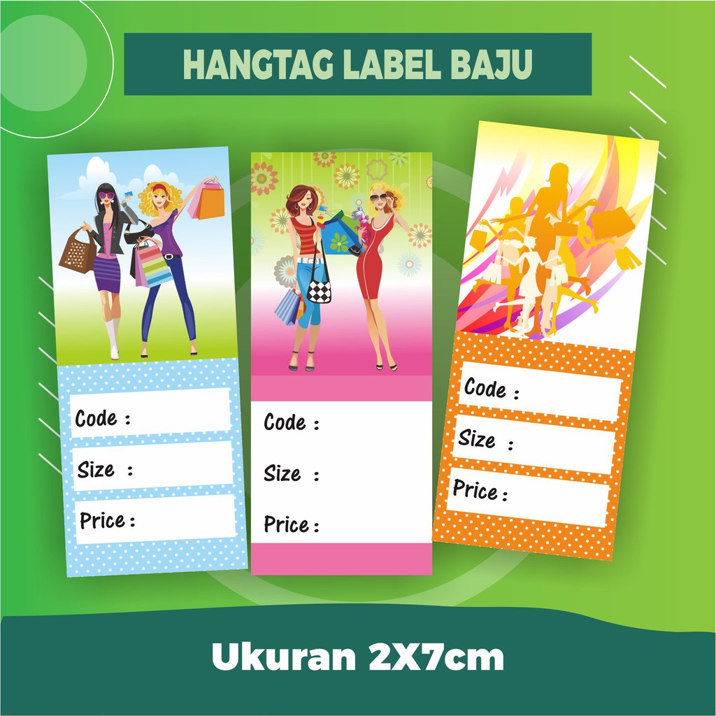 

HANG TAG LABEL BAJU BEBAS DESAIN