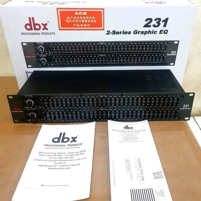 EQUALIZER DBX 231+SUBWOOFER/EQUALISER DBX 231 SUBWOOFER