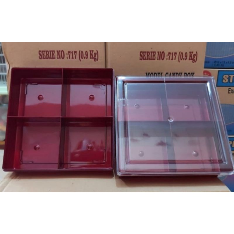 Toples 717 HARDTOP / toples sekat 4 / toples mede / toples nastar / toples lebaran / toples coklat