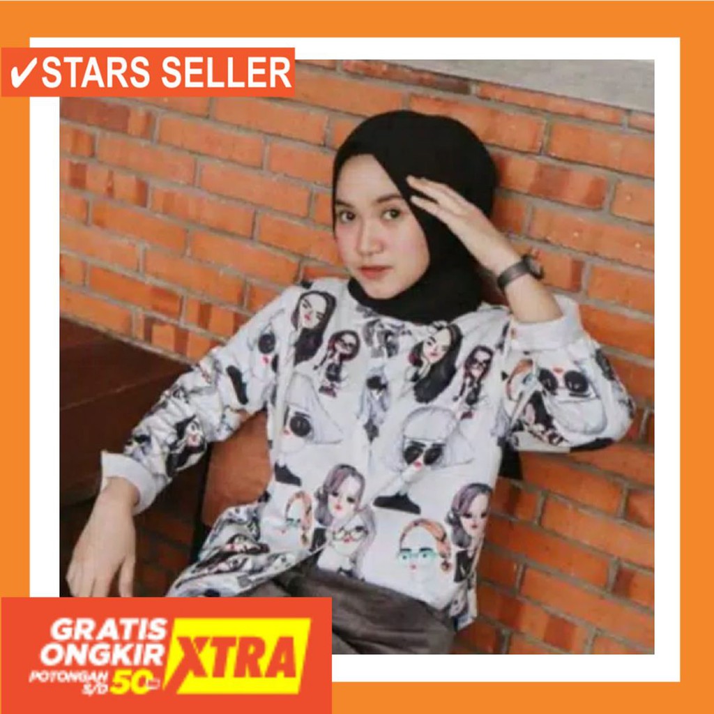 MODEL BARU TERKINI KOREA PANJANG PENDEK HALUS MURAH LEBARAN / Korean Hem Baju Kemeja Wanita