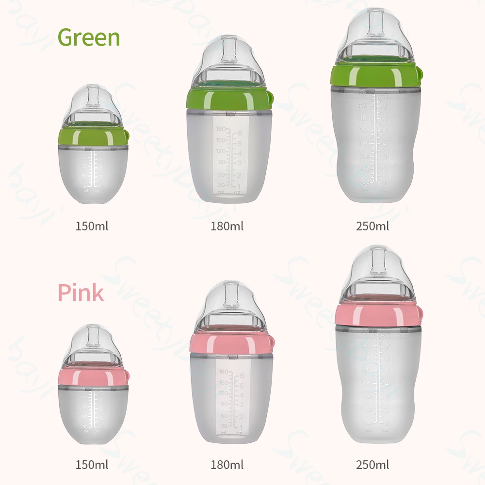 PIKO Bello Botol susu bayi Leher lebar Dengan Sedotan