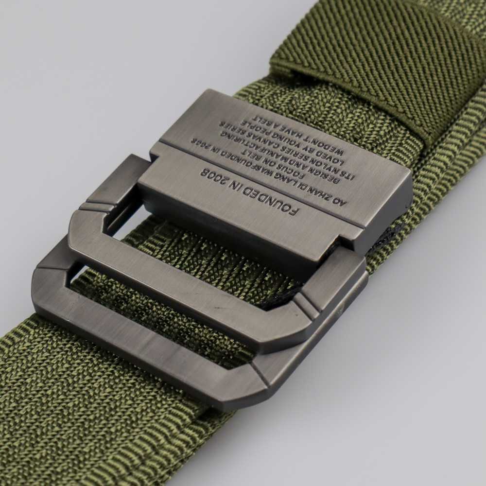 Rhodey Craftman Tali Ikat Pinggang Pria Canvas Buckle Belt / Tali Pinggang Pria Keren Jumbo Canvas Non Metal Big Size Panjang / Gesper Pria canvas Jepit Dewasa Militery Tactical Belt Import Ori / Sabuk Laki Laki Nylon Canvas Premium Levis Distro Tebal Mur