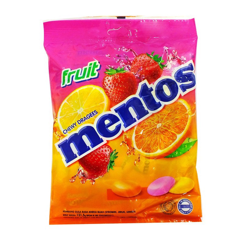 

Permen Mentos Fruit Bag isi 50 butir