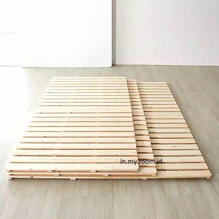 dipan tempat tidur minimalis kayu - 160x200