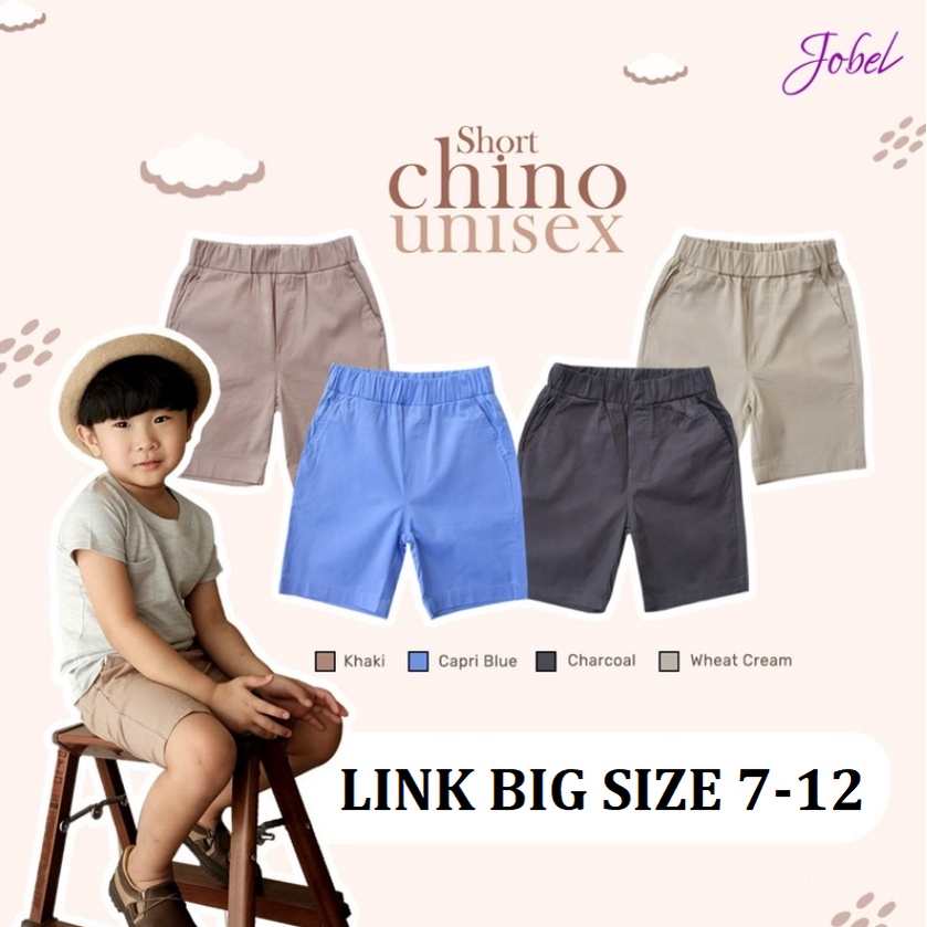 Jobel x Zebe Celana Chinos Unisex 7 - 12 Tahun Chino Anak Unisex Edition CBKS