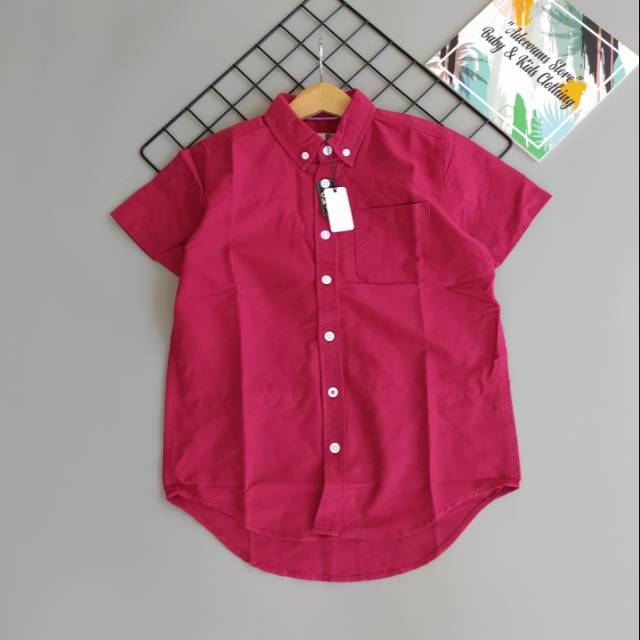 Kemeja polos anak tanggung // Kemeja premium DJ Kids