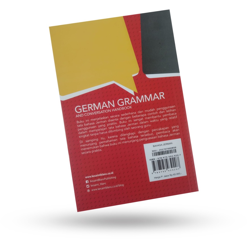 Kesaint Blanc - German Grammar & Conversation Handbook-3
