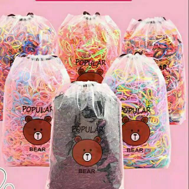 2000pcs karet jepang free pouch