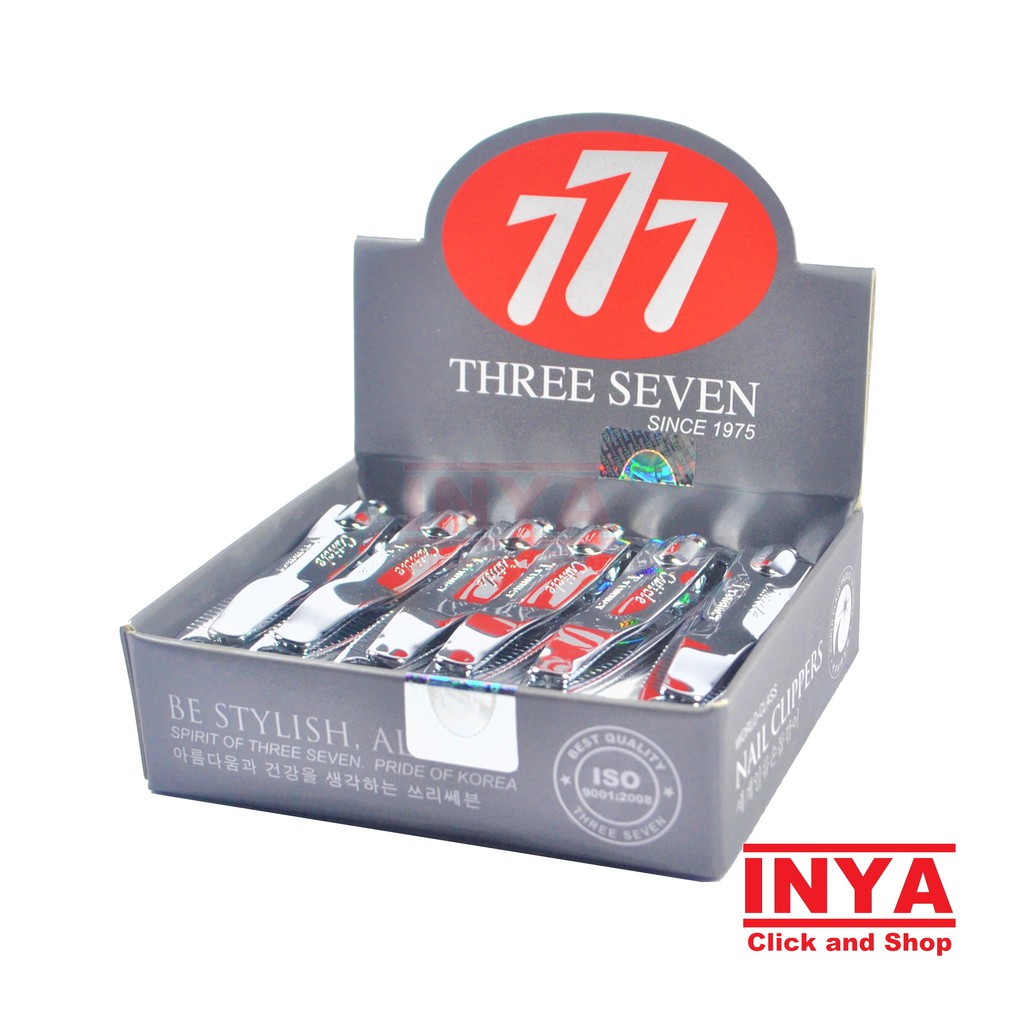 GUNTING KUKU MIRING 777 CT-118 ORIGINAL - MADE IN KOREA STAINLESS NAIL CLIPPER - BOX isi 12 pcs