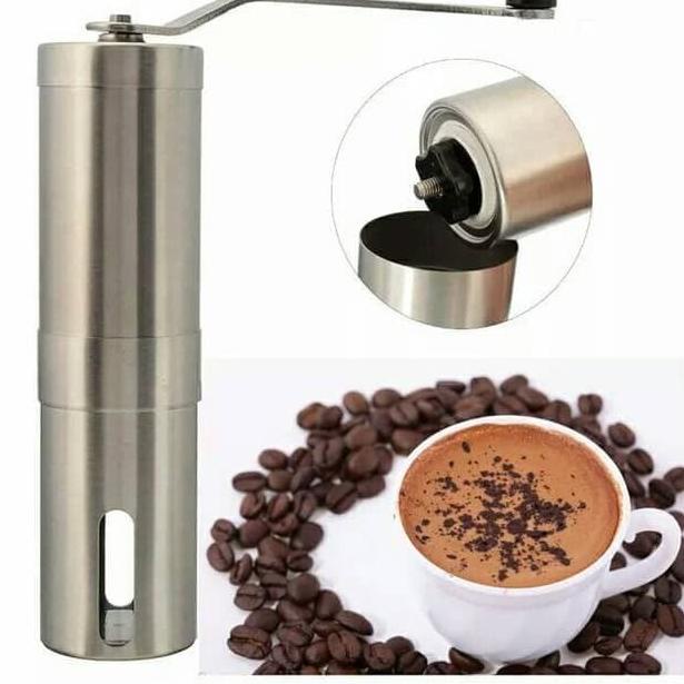 ✫ Gilingan Kopi Manual Penggiling Kopi Portable Coffee Grinder ☜