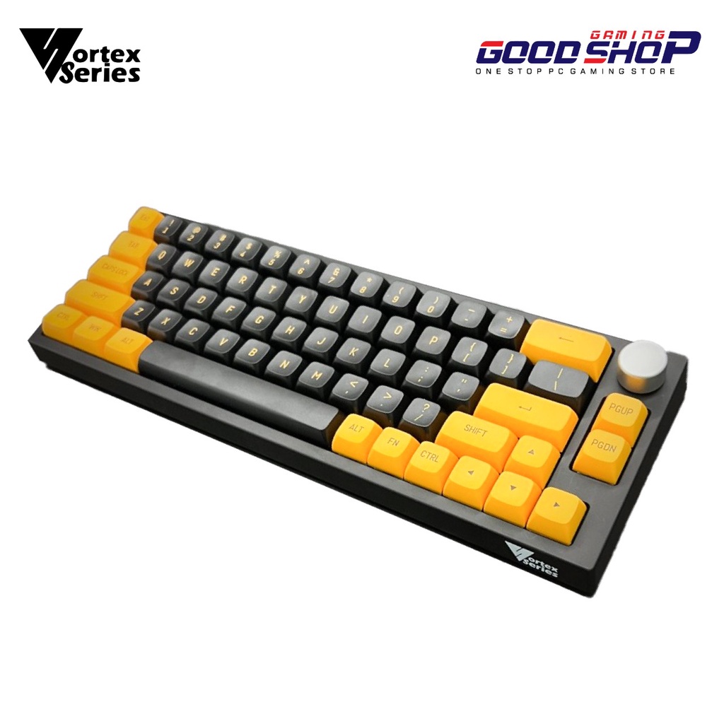 VortexSeries GT-6 Black &amp; Orange Wireless Mechanical - Gaming Keyboard