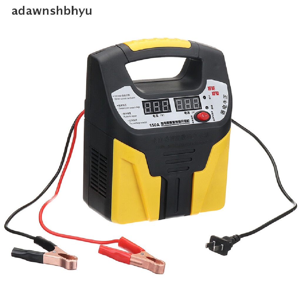 Adawnshbhyu 360W 12V /24V Charger Aki Mobil Pulse Repair Jump Starter Booster Power Bank