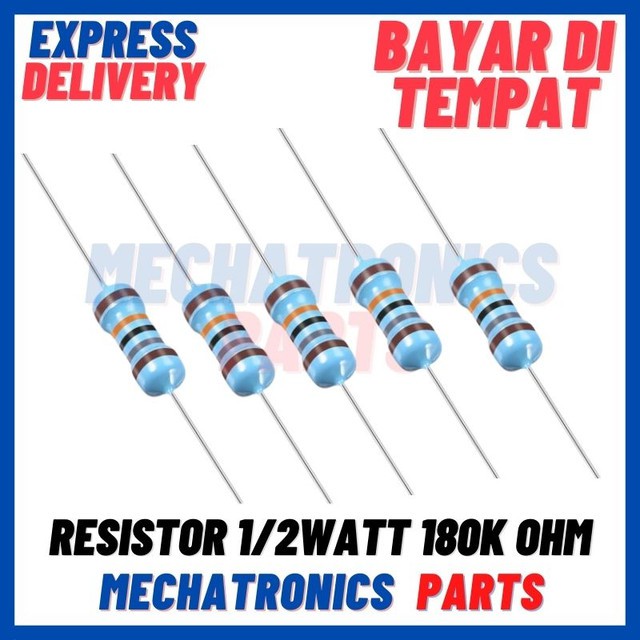 [PAS-9469] RESISTOR 1/2WATT 180KOHM