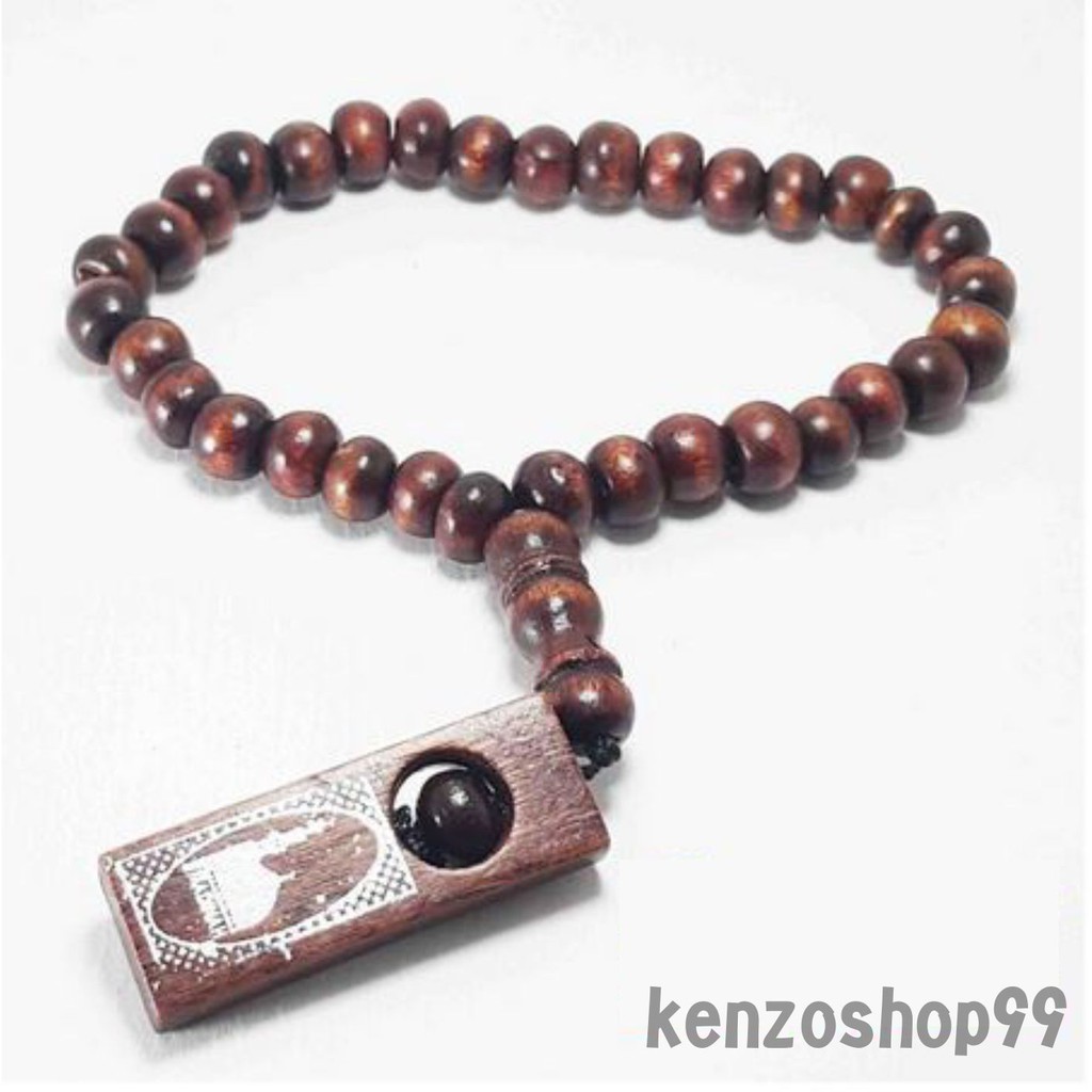 TASBIH KAYU 33 OLEH OLEH SOUVENIR HAJI UMROH