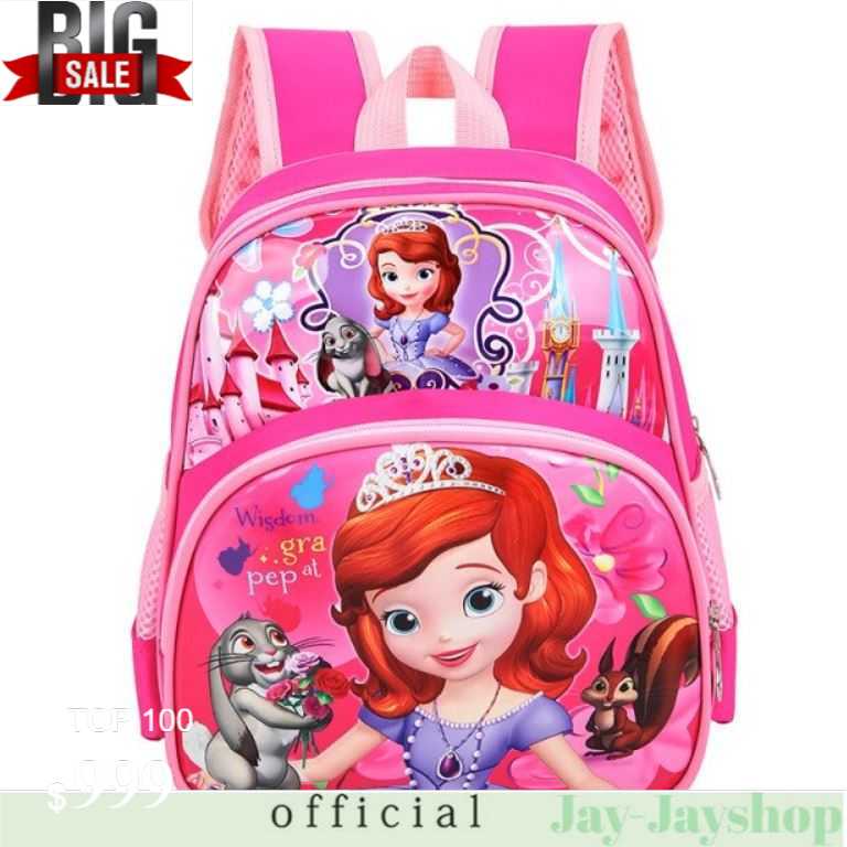 SUNEIGHT Tas Ransel Sekolah Anak Lucu Karakter Sofia The First - B307