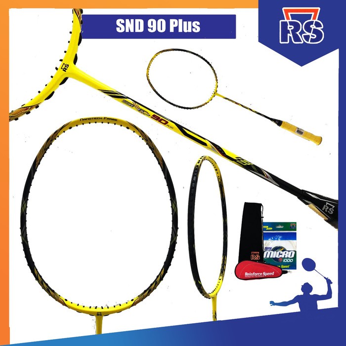 RS Raket Badminton SND 90 Plus Bonus Cover