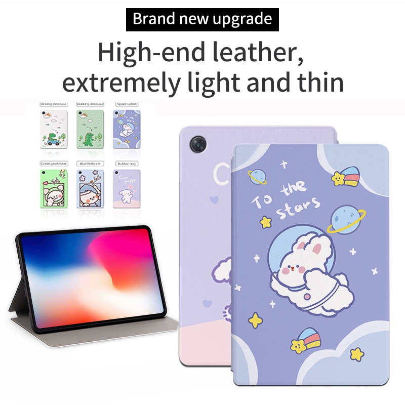 For Oppo Pad Air (2022) 10.36&quot; OPD2102 X21N2 Tablet Protection Case Fashion Cartoon Cute Pattern PU Leather Flip Book Stand Cover