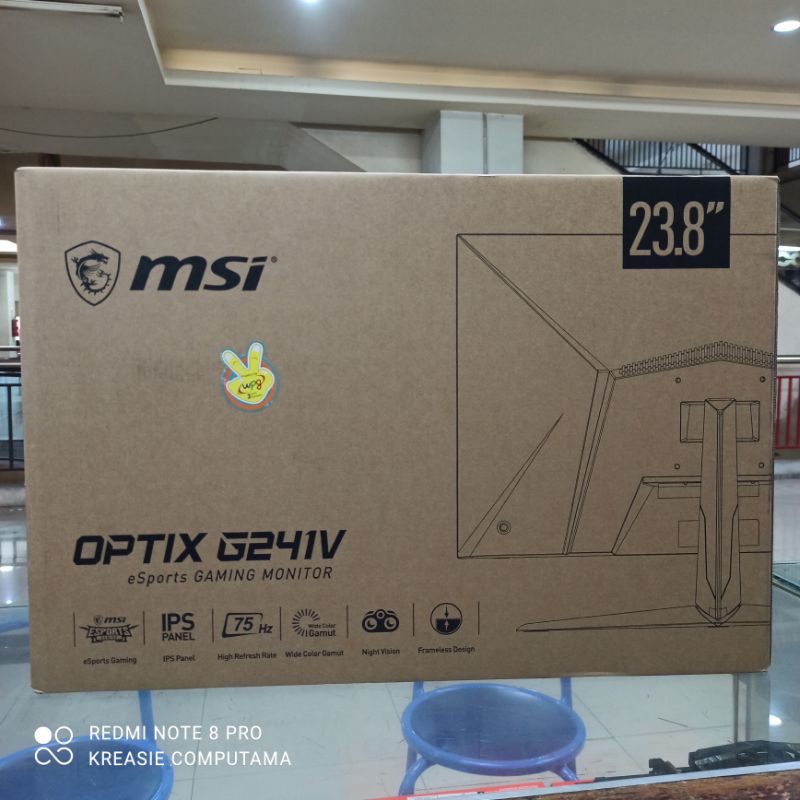 LED MONITOR 24" MSI OPTIX G24 ESPORTS GAMING 75HZ IPS