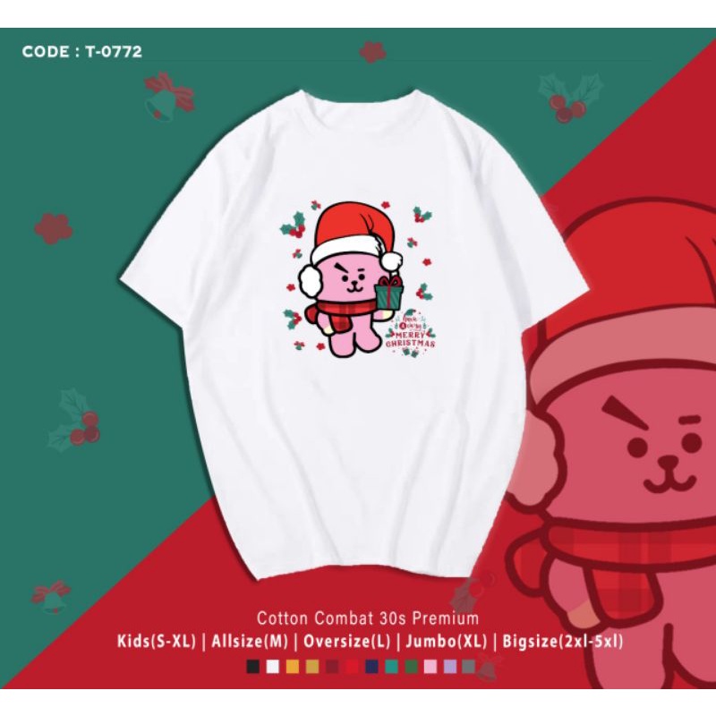 KAOS NATAL COOKY B T 2 1/T-SHIRT MERRY CHRISTMAS B T 2 1 COOKY