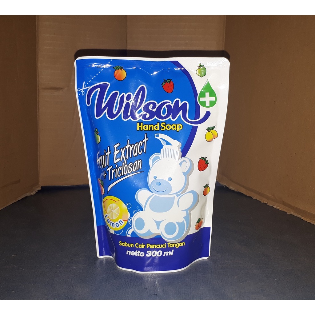 Wilson sabun cuci tangan hand soap REFILL 300ml readysouvenir murah anti bakteri handsoap