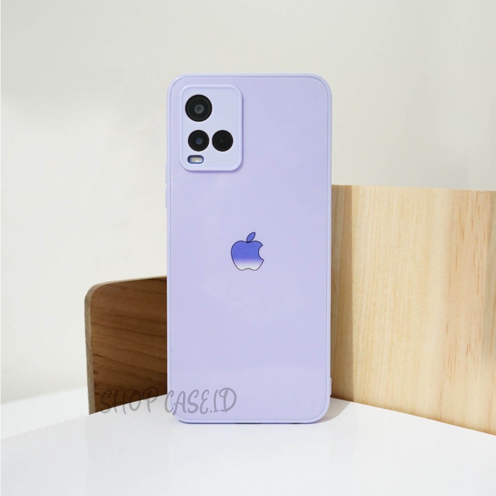 Softcase Kaca Ungu Toska Hitam Vivo Y15s Y21 Y21S Y33S Y20 Y12S Y20S Y12 Y15 Y17 softcase Vivo Y21 Y