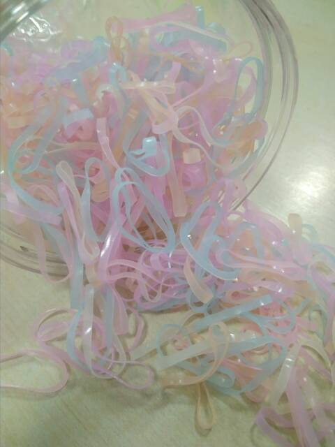 Karet warna asesoris rambut tali rambut