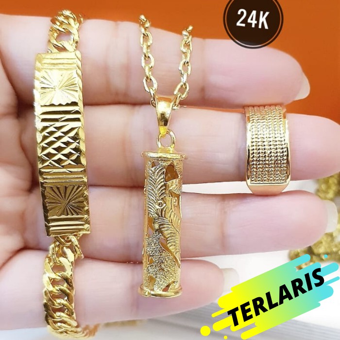 Perhiasan Titanium 1 set MJ125