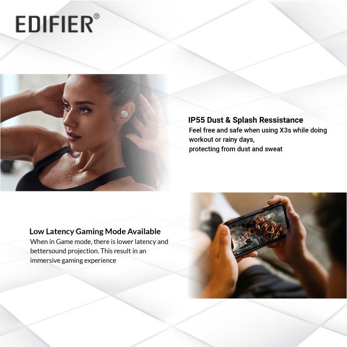 EDIFIER TWS X3S True Wireless Stereo Earbuds Bluetooth V5.0