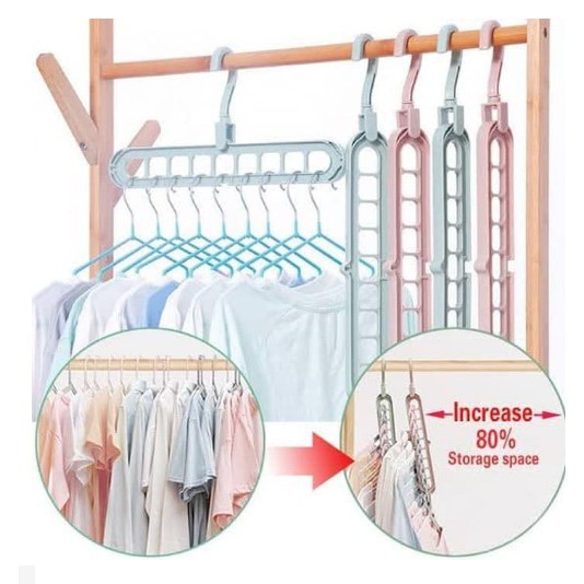 Gantungan Baju Sebaguna - Hanger Pakaian OLL-661 Magic Hanger Instan Gantungan Baju Lemari Pakaian