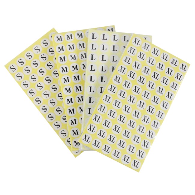 STIKER SIZE  | STIKER ANGKA  | STIKER BULAT UNTUK BAJU | STIKER BULAT UNTUK SEPATU | STIKER BULAT UN