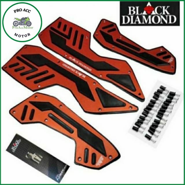 Karpet pijakan kaki bordes all new nmax 2020 Black diamond