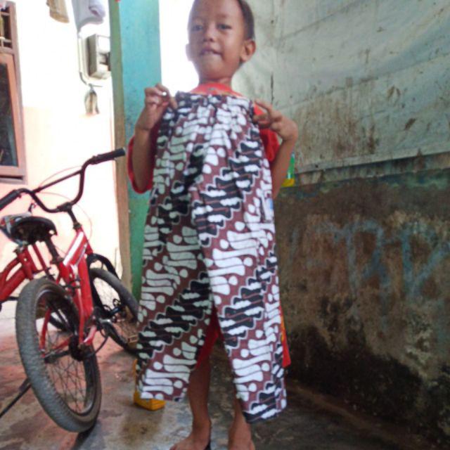 Celana Boim Batik Uk 6-8 Tahun / Celana Panjang Batik Anak Laki Harian Pants Santai