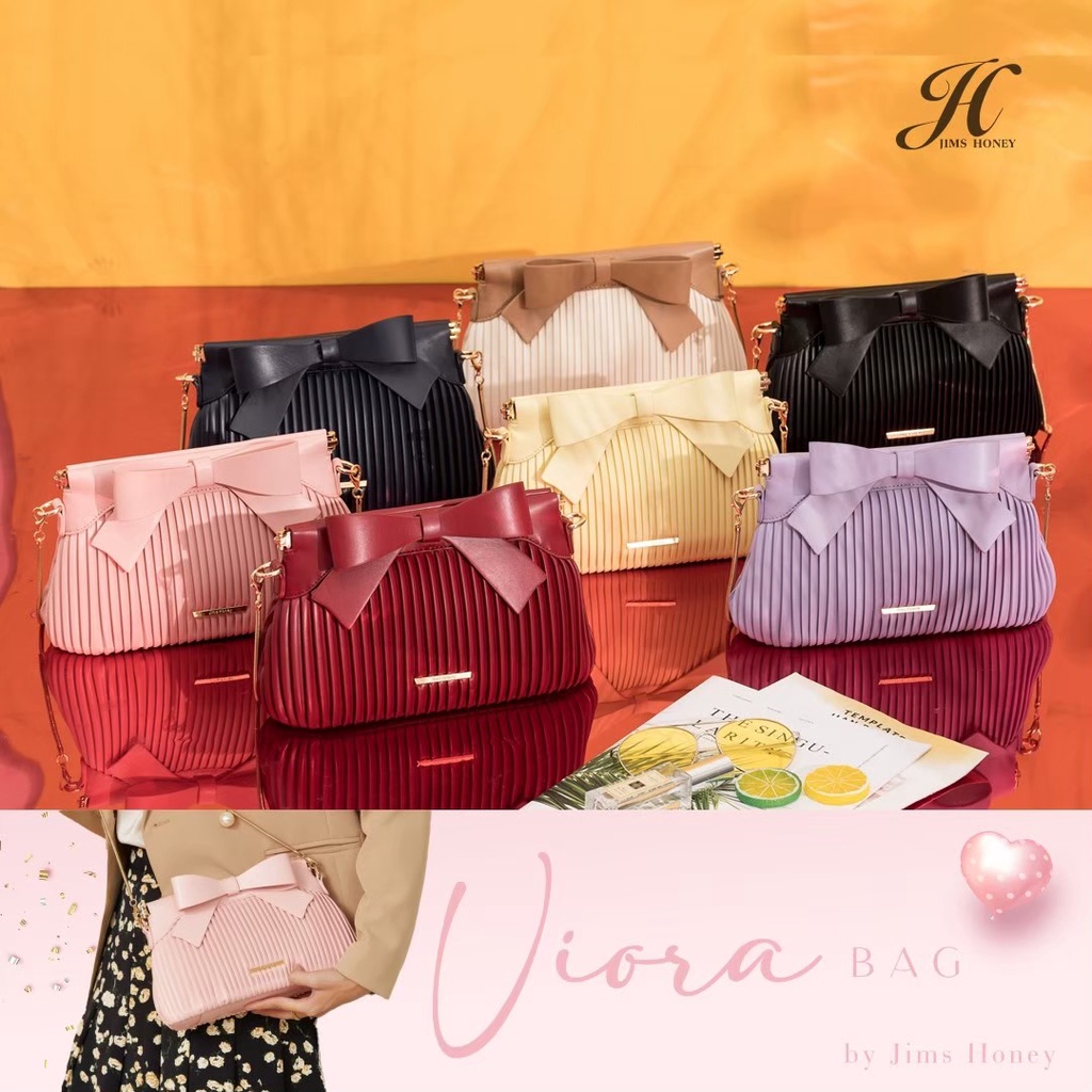 JIMSHONEY VIORA BAG TAS SELEMPANG WANITA TAS PESTA ORIGINAL JIMS HONEY INCLUDE BOX