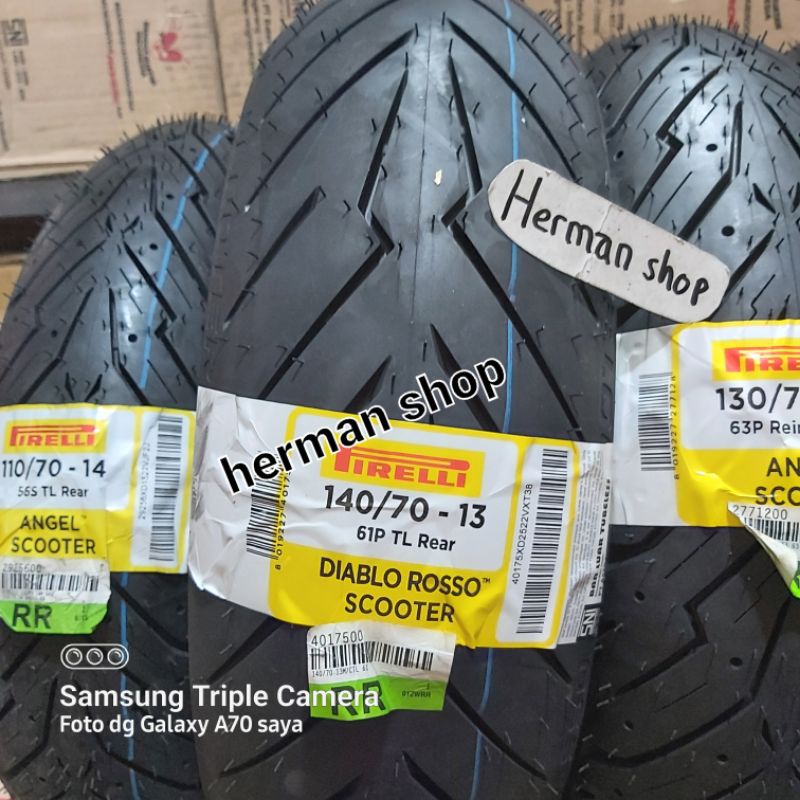 Ban Pirelli angel scoteer 130 / 70 -13 Angel scooter / Ban pirelli nmax 130/70-13 / Ban pirelli nmax