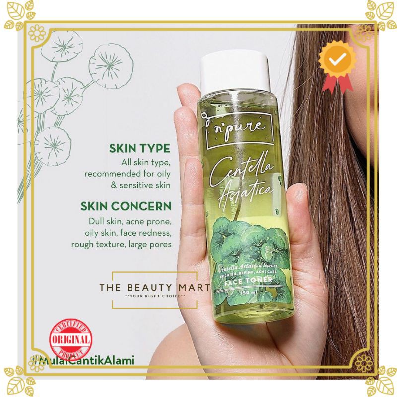 NPURE Face Toner Centella Asiatica (Cica Series)