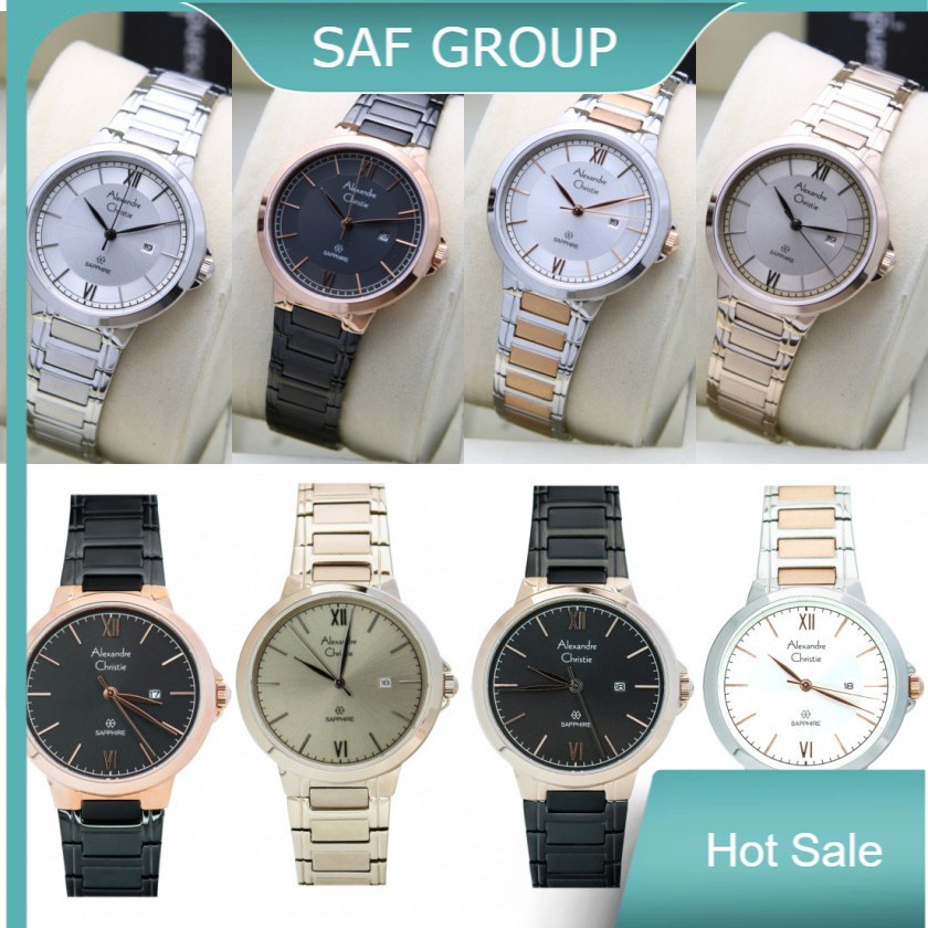 JAM TANGAN WANITA ALEXANDRE CHRISTIE AC 8537 / AC8537 SAPPHIRE ORIGINAL by plp