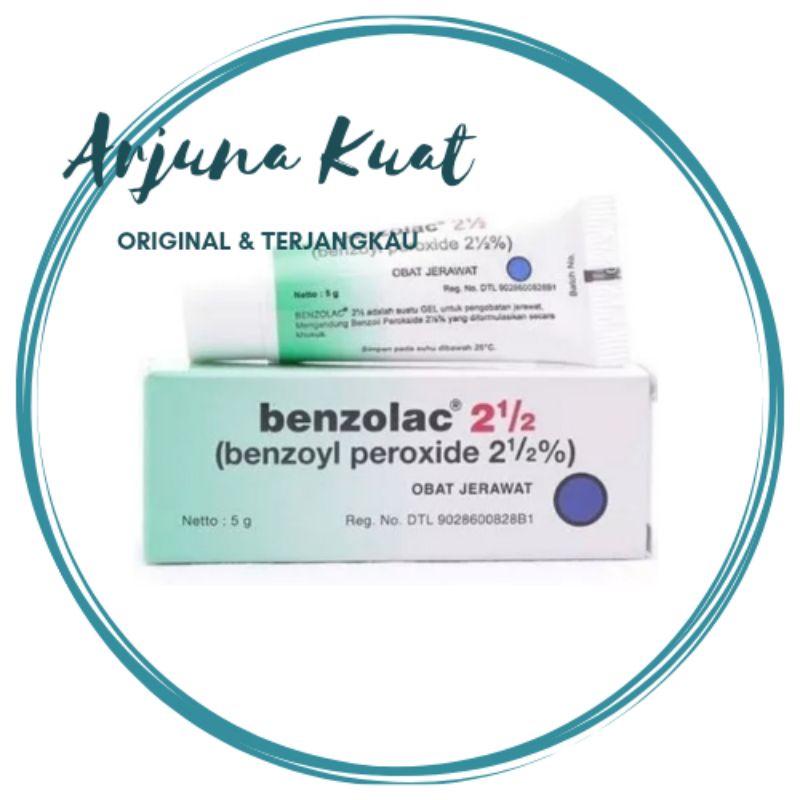 BENZOLAC 2.5% ORI KEMASAN TUBE