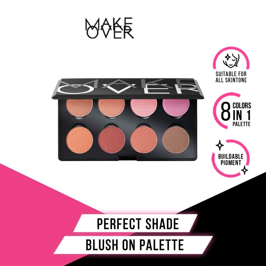 ★ BB ★ MAKE OVER Perfect Shade Blush On Palette